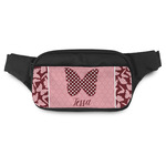 Polka Dot Butterfly Fanny Pack - Modern Style (Personalized)