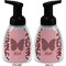 Polka Dot Butterfly Foam Soap Bottle (Front & Back)