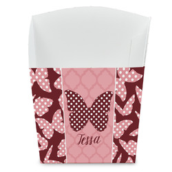 Polka Dot Butterfly French Fry Favor Boxes (Personalized)