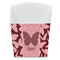 Polka Dot Butterfly French Fry Favor Box - Front View