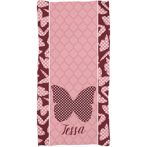 Polka Dot Butterfly Full Sized Bath Towel - Apvl