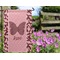 Polka Dot Butterfly Garden Flag - Outside In Flowers
