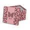 Polka Dot Butterfly Gift Box with Lid - Canvas Wrapped (Personalized)