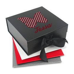 Polka Dot Butterfly Gift Box with Magnetic Lid (Personalized)