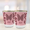 Polka Dot Butterfly Glass Shot Glass - with gold rim - LIFESTYLE
