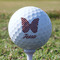 Polka Dot Butterfly Golf Ball - Branded - Tee
