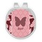 Polka Dot Butterfly Golf Ball Marker - Hat Clip - Silver