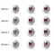 Polka Dot Butterfly Golf Balls - Generic - Set of 12 - APPROVAL