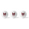 Polka Dot Butterfly Golf Balls - Generic - Set of 3 - APPROVAL