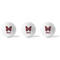 Polka Dot Butterfly Golf Balls - Titleist - Set of 3 - APPROVAL