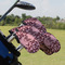 Polka Dot Butterfly Golf Club Cover - Set of 9 - On Clubs