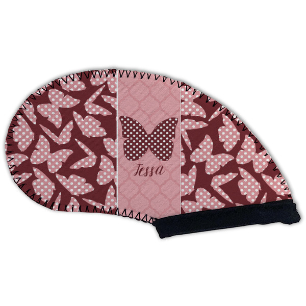 Polka Dot Butterfly Golf Club Covers - BACK