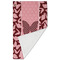 Polka Dot Butterfly Golf Towel - Folded (Large)
