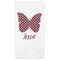 Polka Dot Butterfly Guest Napkin - Front View