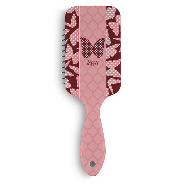 Custom Polka Dot Butterfly Hair Brushes (Personalized)