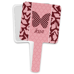 Polka Dot Butterfly Hand Mirror (Personalized)
