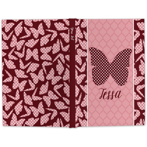 Polka Dot Butterfly Hard Cover Journal - Apvl