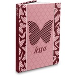 Polka Dot Butterfly Hardbound Journal - 7.25" x 10" (Personalized)