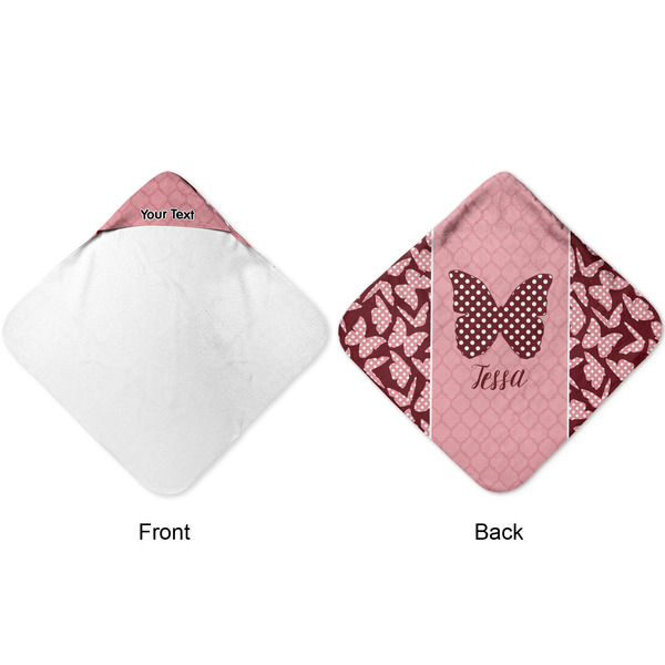 Polka Dot Butterfly Hooded Baby Towel- Approval