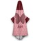 Polka Dot Butterfly Hooded Towel - Hanging