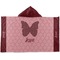 Polka Dot Butterfly Hooded towel