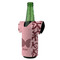 Polka Dot Butterfly Jersey Bottle Cooler - ANGLE (on bottle)