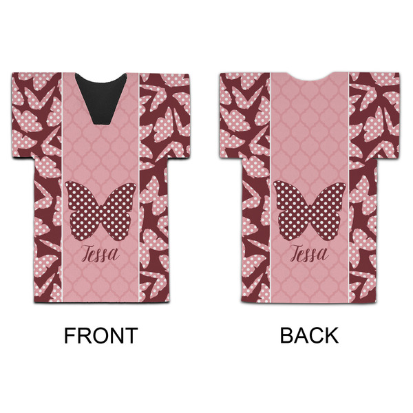 Polka Dot Butterfly Jersey Bottle Cooler - APPROVAL