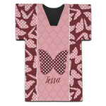 Polka Dot Butterfly Jersey Bottle Cooler (Personalized)