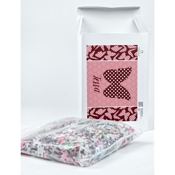 Polka Dot Butterfly Jigsaw Puzzle 1014 Piece - Box