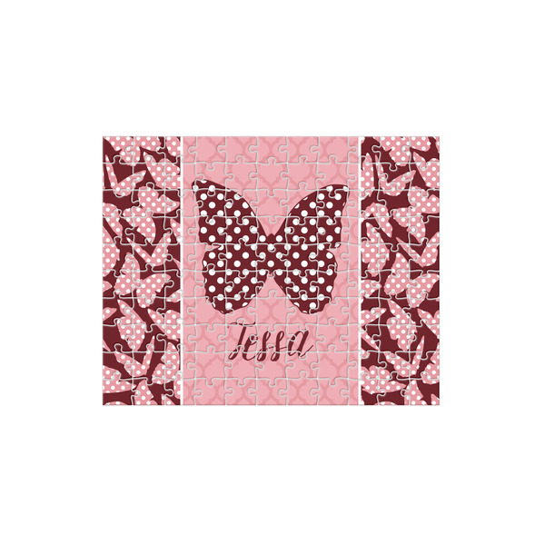 Custom Polka Dot Butterfly 110 pc Jigsaw Puzzle (Personalized)