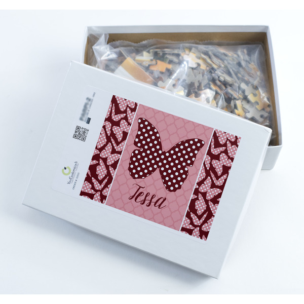 Polka Dot Butterfly Jigsaw Puzzle 252 Piece - Box