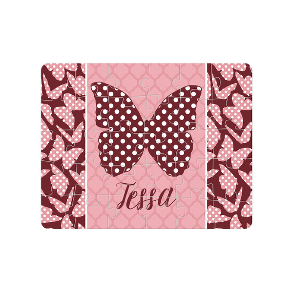 Custom Polka Dot Butterfly Jigsaw Puzzles (Personalized)