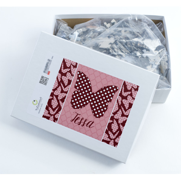 Polka Dot Butterfly Jigsaw Puzzle 500 Piece - Box