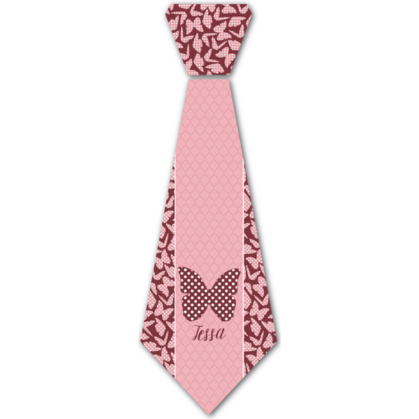 Custom Polka Dot Butterfly Iron On Tie - 4 Sizes w/ Name or Text