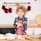 Polka Dot Butterfly Kid's Aprons - Small - Lifestyle