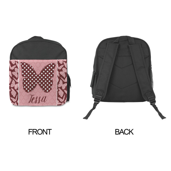 Polka Dot Butterfly Kid's Backpack - Approval