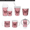 Polka Dot Butterfly Kid's Drinkware - Customized & Personalized
