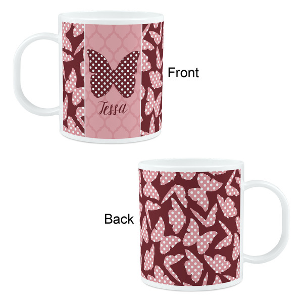 Polka Dot Butterfly Kid's Mug - Apvl