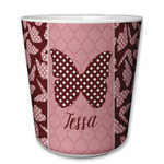 Polka Dot Butterfly Plastic Tumbler 6oz (Personalized)