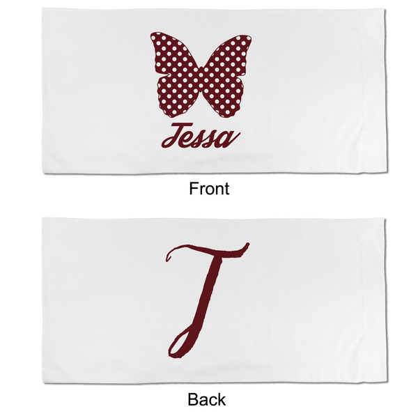 Polka Dot Butterfly King Pillow Case - APPROVAL (partial print)