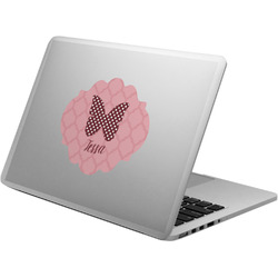 Polka Dot Butterfly Laptop Decal (Personalized)