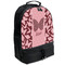 Polka Dot Butterfly Large Backpack - Black - Angled View