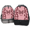 Polka Dot Butterfly Large Backpacks - Both
