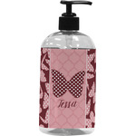 Polka Dot Butterfly Plastic Soap / Lotion Dispenser (Personalized)