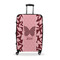 Polka Dot Butterfly Large Travel Bag - With Handle