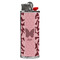 Polka Dot Butterfly Lighter Case - Front