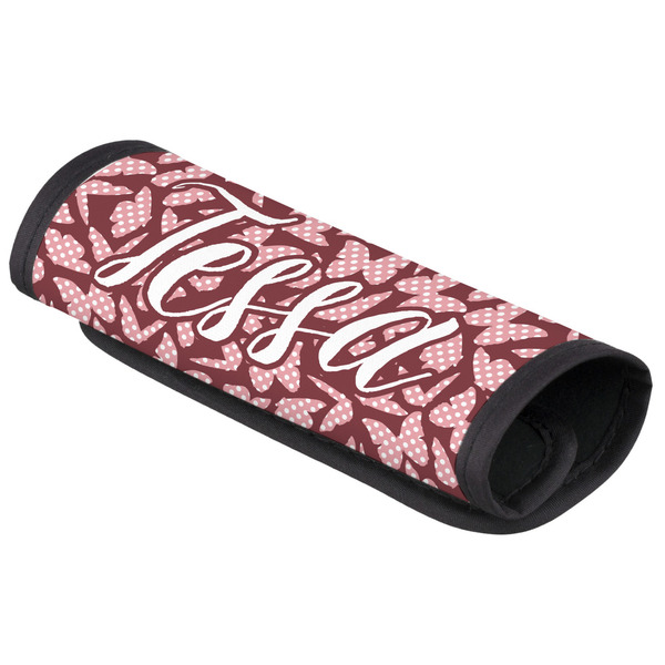 Custom Polka Dot Butterfly Luggage Handle Cover (Personalized)
