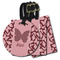 Polka Dot Butterfly Luggage Tags - 3 Shapes Availabel