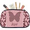 Polka Dot Butterfly Makeup Bag Medium