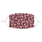 Polka Dot Butterfly Adult Cloth Face Mask